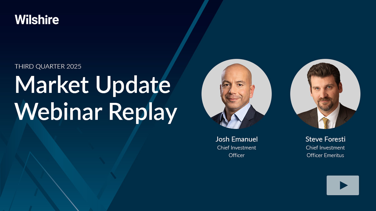 Third Quarter 2025 Market Update Webinar Replay